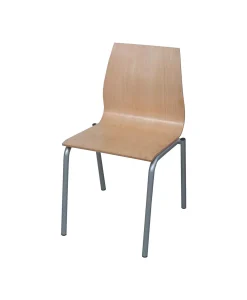 Dama – Silla 4 patas en madera sin brazos