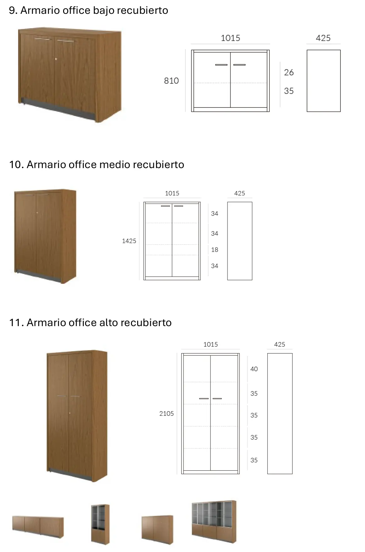 Armarios comunes - Modelos 04