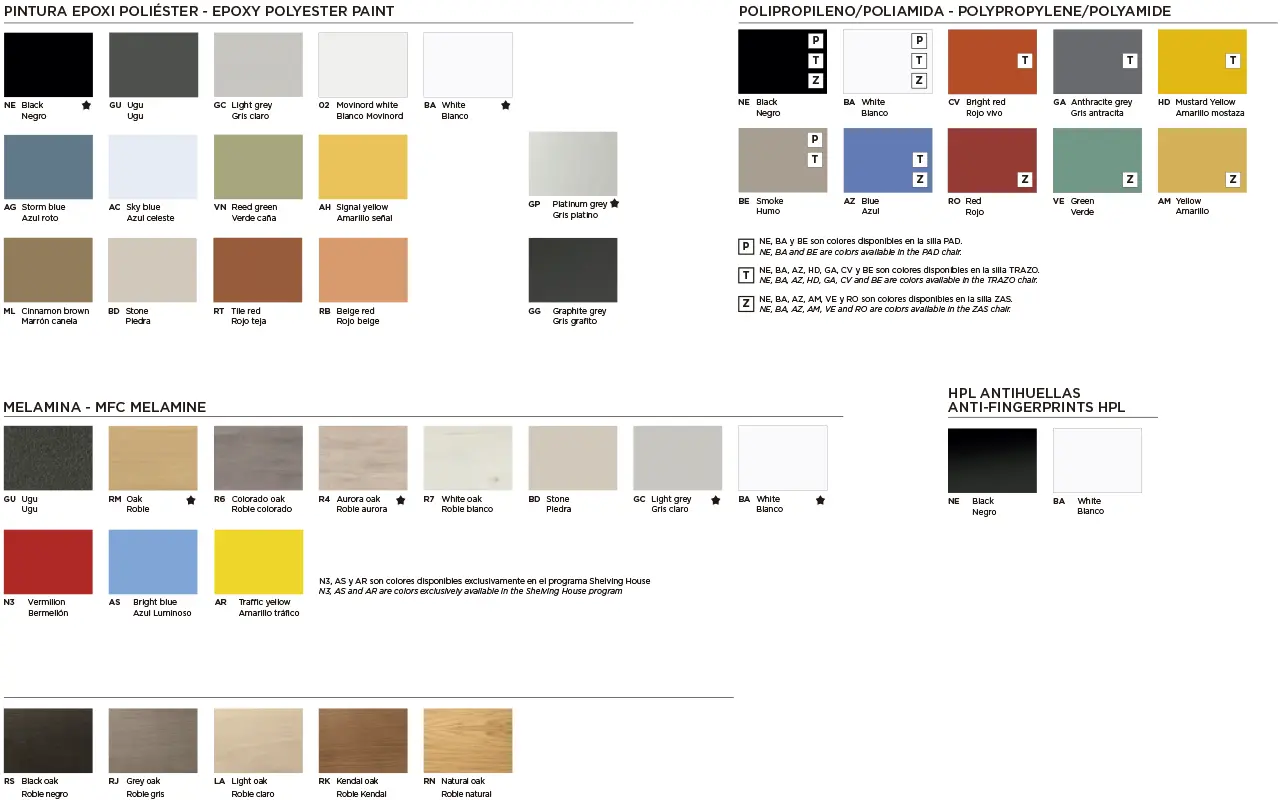 Biombo Nexus 100 - Acabados 01