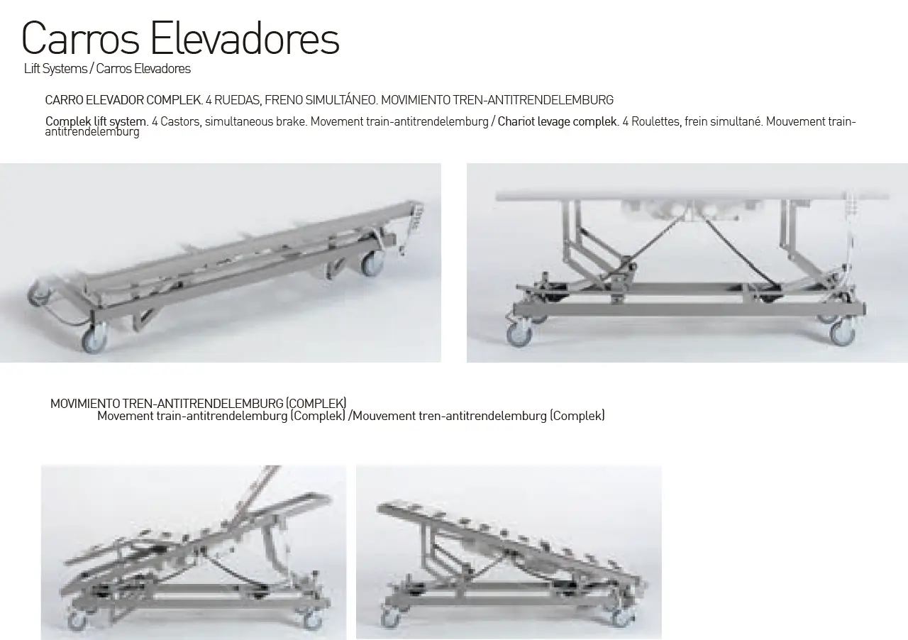 Cama Hospitalaria Complek - Modelos 01