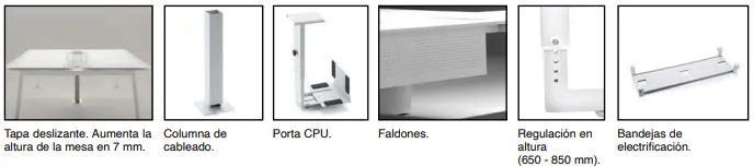 Mesa V30 - Características 05