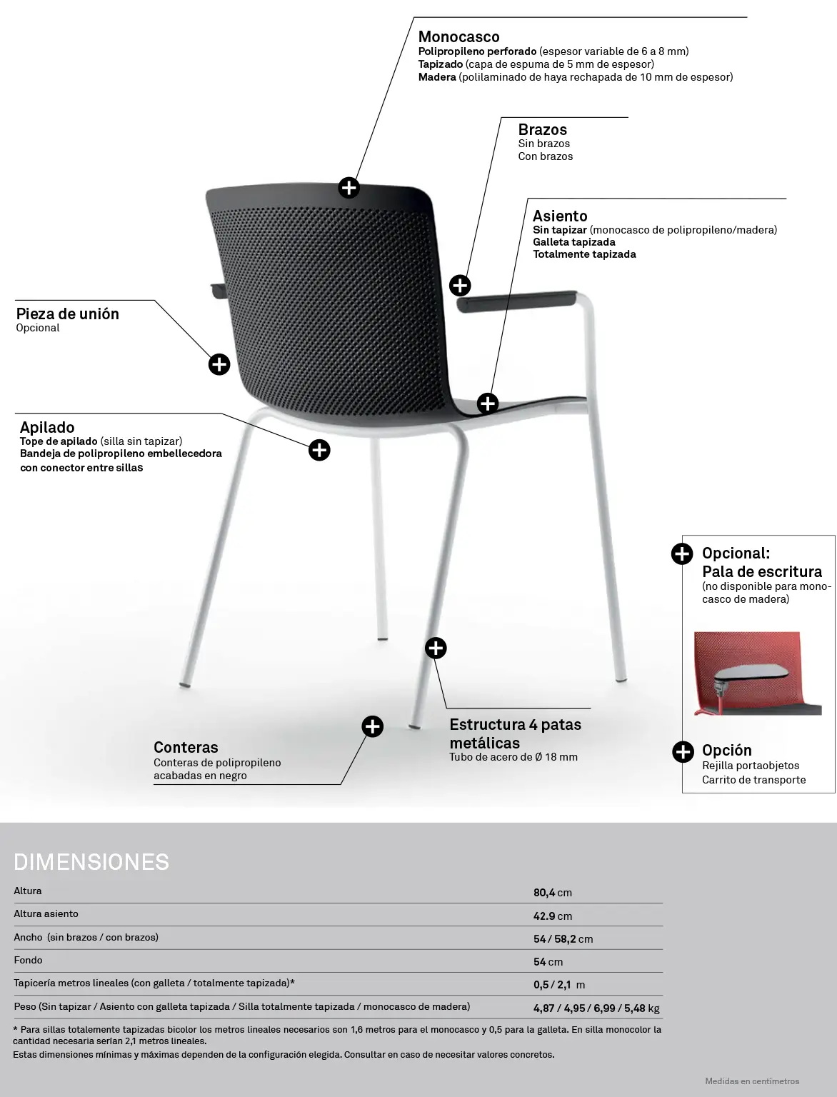 Silla GLOVE - Características 01