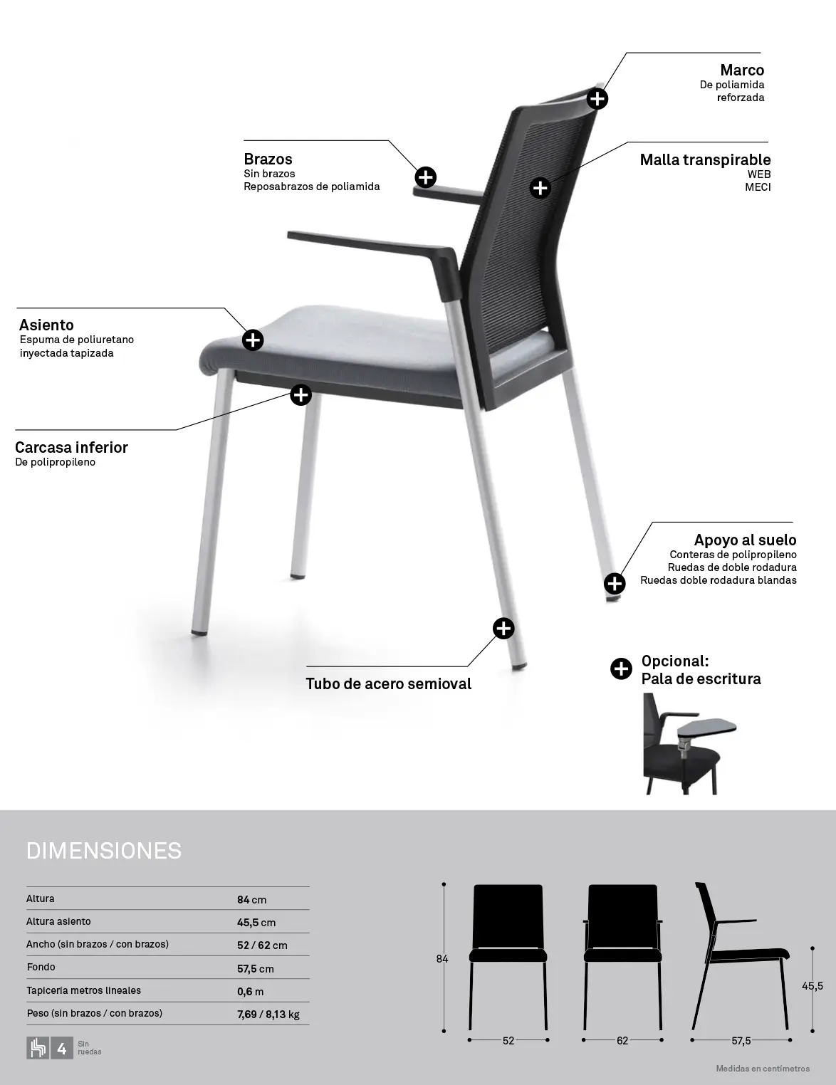 Silla Plural - Características 01