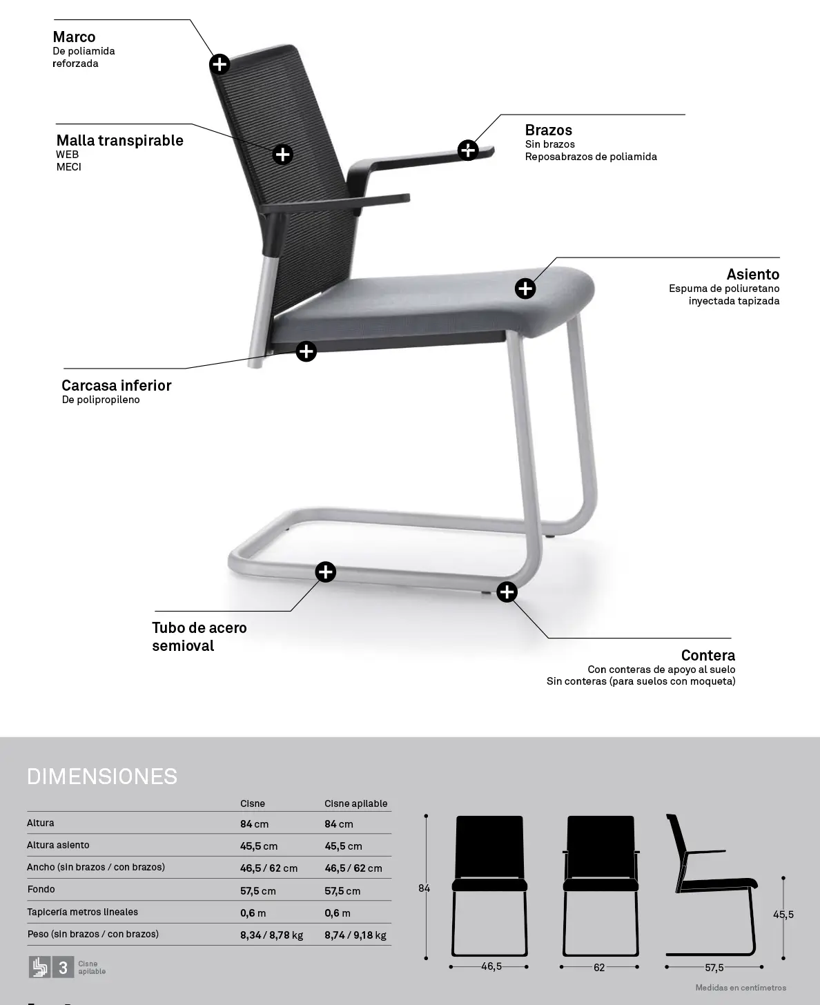 Silla Plural - Características 02