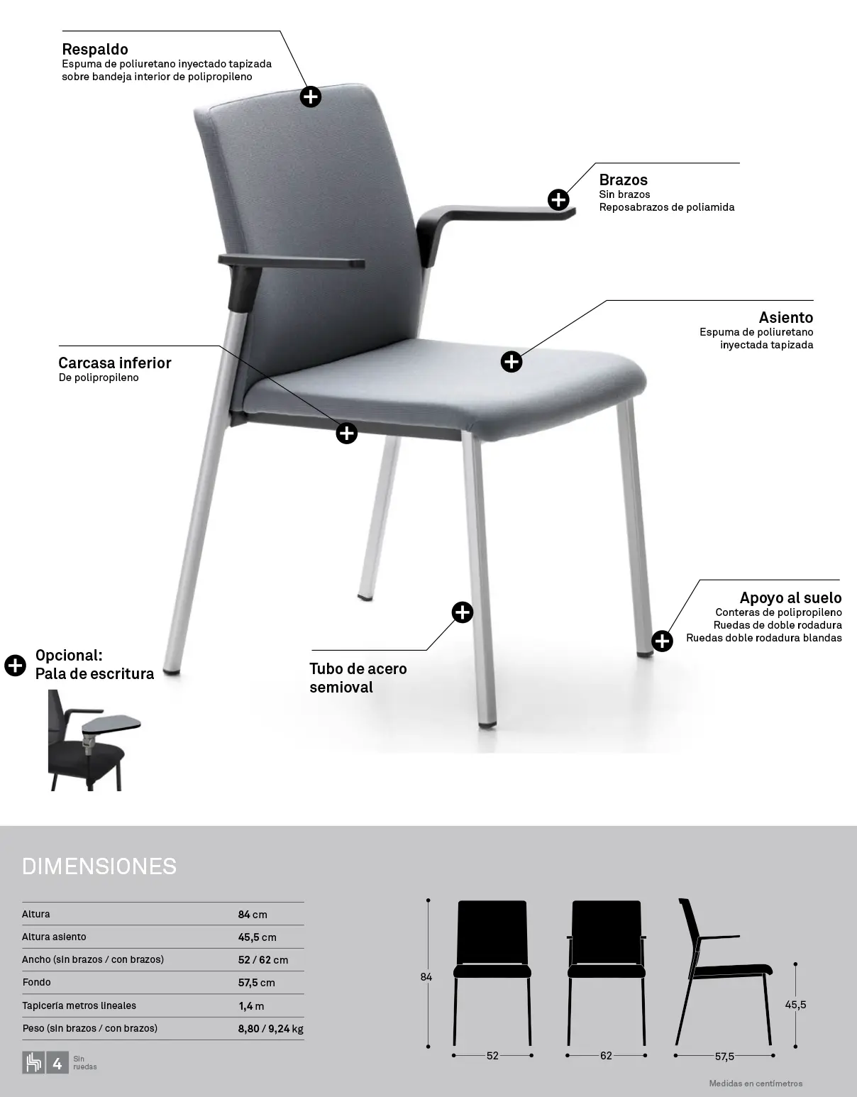 Silla Plural - Características 05